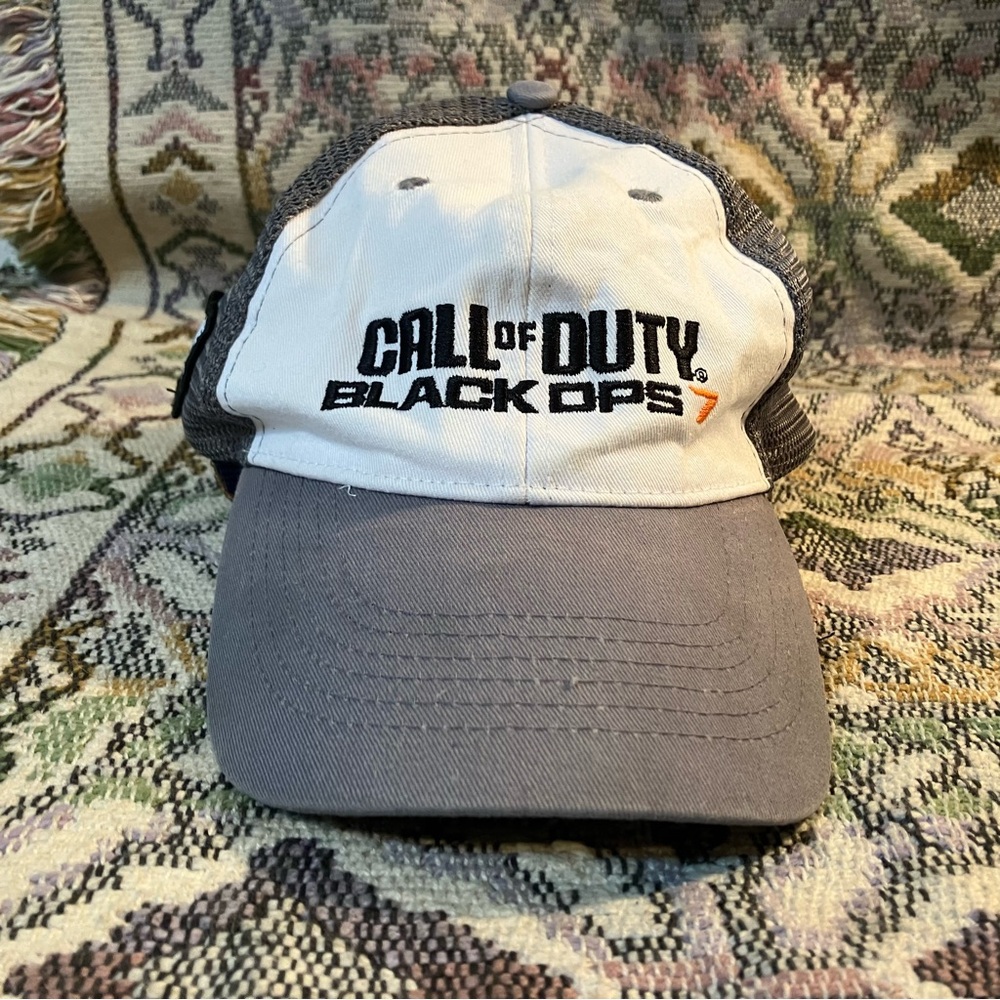 Official Call of Duty Black Ops 7 Little Caesars Promotional Trucker Cap.